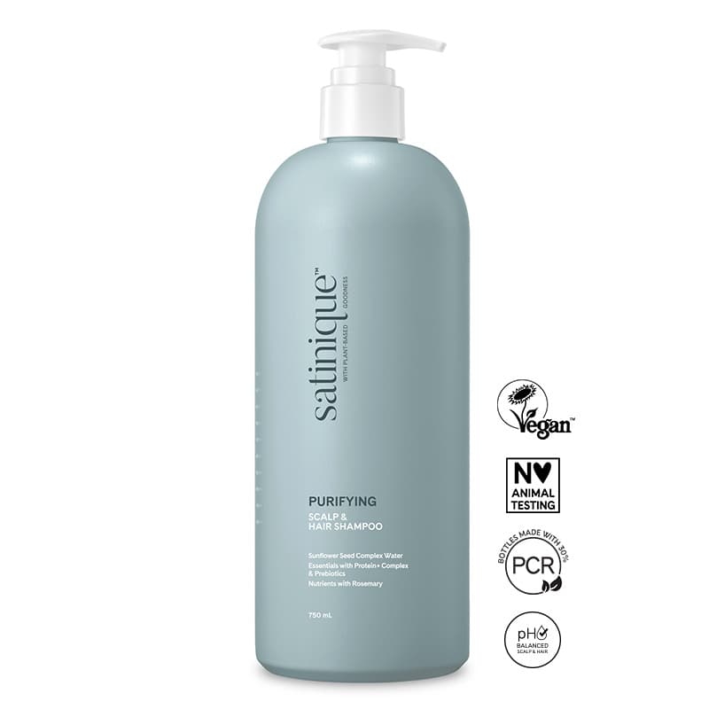 Shampoing Purifiant pour le Cuir Chevelu et les Cheveux 750 ml Satinique™