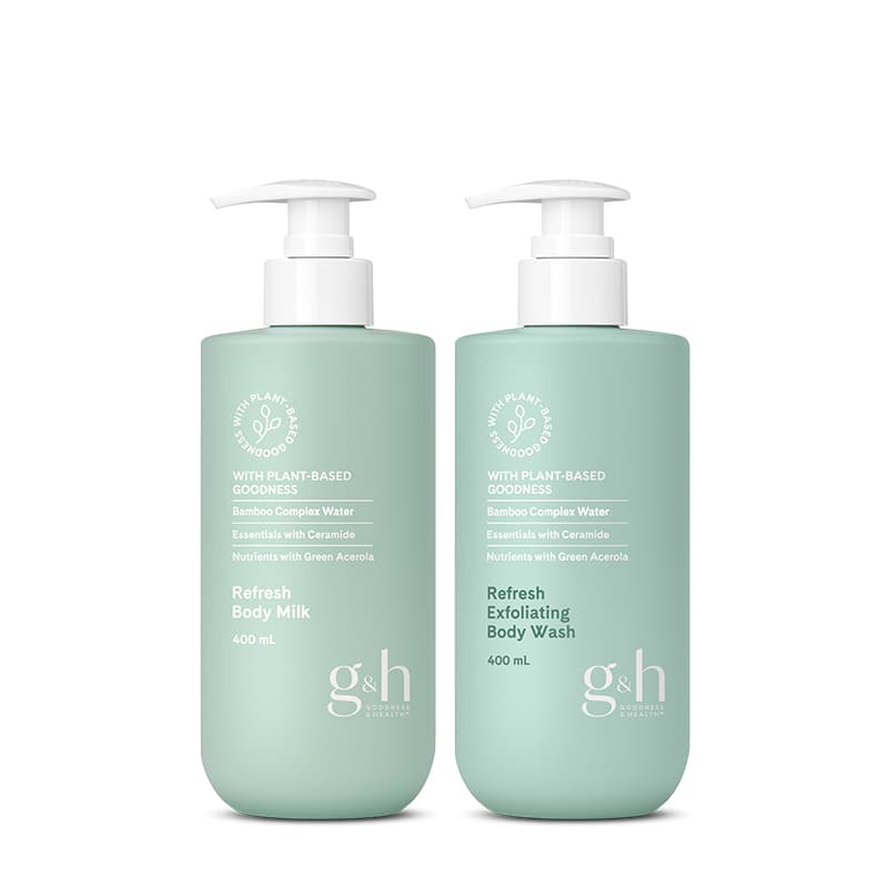Lait pour le Corps Refresh g&h GOODNESS & HEALTHâą